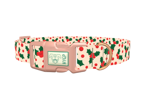 Christmas Holly Dog Collar