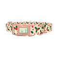 Christmas Holly Dog Collar - plastic rose gold