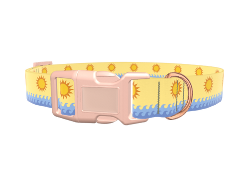 Beach Sun Dog Collar