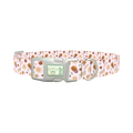 Bohemian Floral Dog Collar - plastic silver