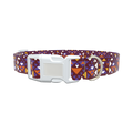 Tribal Triangle Pattern Dog Collar - plastic rose gold