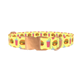 Burger and Shake Dog Collar - metal rose gold