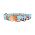 Movie Night Dog Collar - metal rose gold