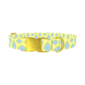 Geometric Diamond Dog Collar - metal gold
