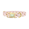 Bohemian Floral Dog Collar - plastic gold