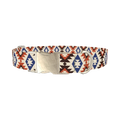Aztec Star Dog Collar - metal silver