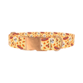 Dia de los Muertos Dog Collar - metal rose gold