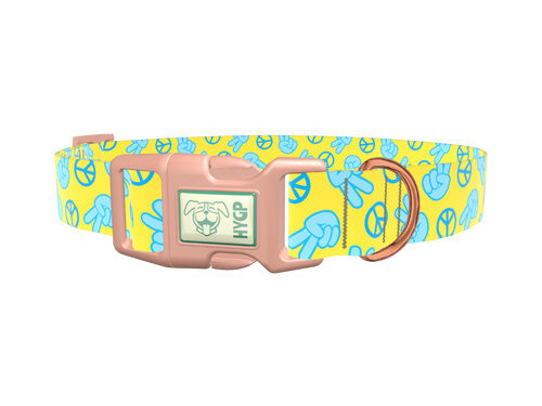 Peace Sign Dog Collar