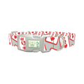 Queen of Hearts Dog Collar - plastic silver