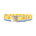 Beach Sun Dog Collar - metal silver