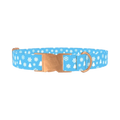 Winter Snowflake Dog Collar - metal rose gold