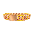 Rosegold Chain Dog Collar - metal rose gold
