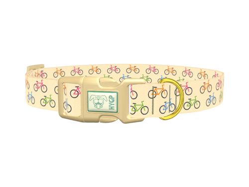 Colorful Bicycle Dog Collar