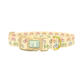 Colorful Bicycle Dog Collar - plastic gold