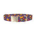 Taco Fiesta Dog Collar - metal silver