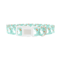 Carrot Bunny Dog Collar - plastic silver
