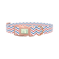 Patriotic Chevron Dog Collar - plastic rose gold