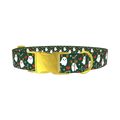 Christmas Ghost Deer Dog Collar - metal gold