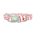 Playing Card Dog Collar - plastic silver
