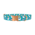Unicorn Carousel Dog Collar - metal rose gold