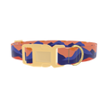 Abstract Mountain Dog Collar - plastic gold