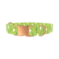 Western Ghost Dog Collar - metal rose gold