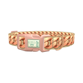 Rose Gold Chain Dog Collar - plastic rose gold