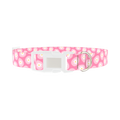 Easter Egg Daisy Dog Collar - plastic silver