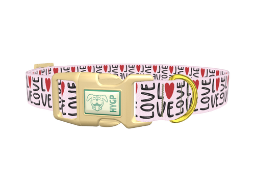 Love Heart Dog Collar