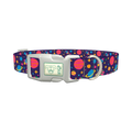 Cosmic Space Dog Collar - plastic silver