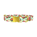 Tribal Stripes Dog Collar - metal gold