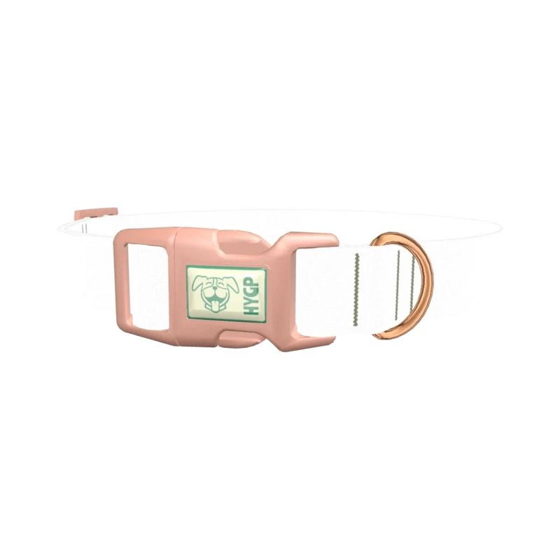 Camo Pattern Dog Collar - plastic rose gold