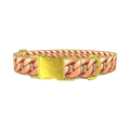 Rose Gold Chain Dog Collar - metal gold
