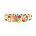 Harvest Feast Dog Collar - metal silver