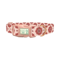 Mandala Pink Dog Collar - plastic rose gold