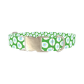 Floral Easter Egg Dog Collar - metal silver