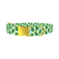 Pickle Jar Dog Collar - metal gold