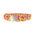Fruit Banana Dog Collar - metal silver