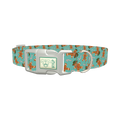 Christmas Cowboy Dog Collar - plastic silver