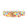 Candy Heart Dog Collar - metal rose gold