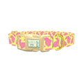 Yellow Bunny Dog Collar - plastic gold