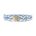 Japanese Tree Dog Collar - metal silver