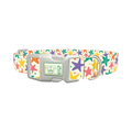 Starfish Mix Dog Collar - plastic silver