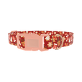 Christmas Cookie Dog Collar - plastic rose gold