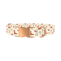 Western Hat Stars Dog Collar - metal rose gold
