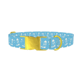 Cowboy Boot Dog Collar - metal gold
