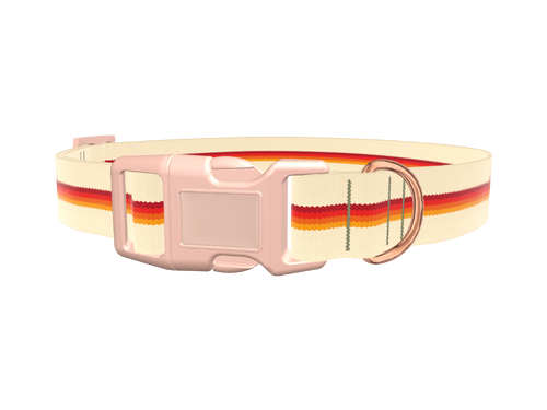 Retro Geometric Dog Collar