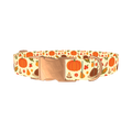 Thanksgiving Feast Dog Collar - metal rose gold