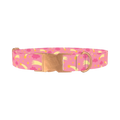 Comet Cloud Dog Collar - metal rose gold