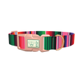 Mexican Stripe Dog Collar - plastic rose gold